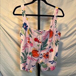 🌺 NWT Fashion Nova Multicolor Button-Down Top (Bundled price-Bin2)
